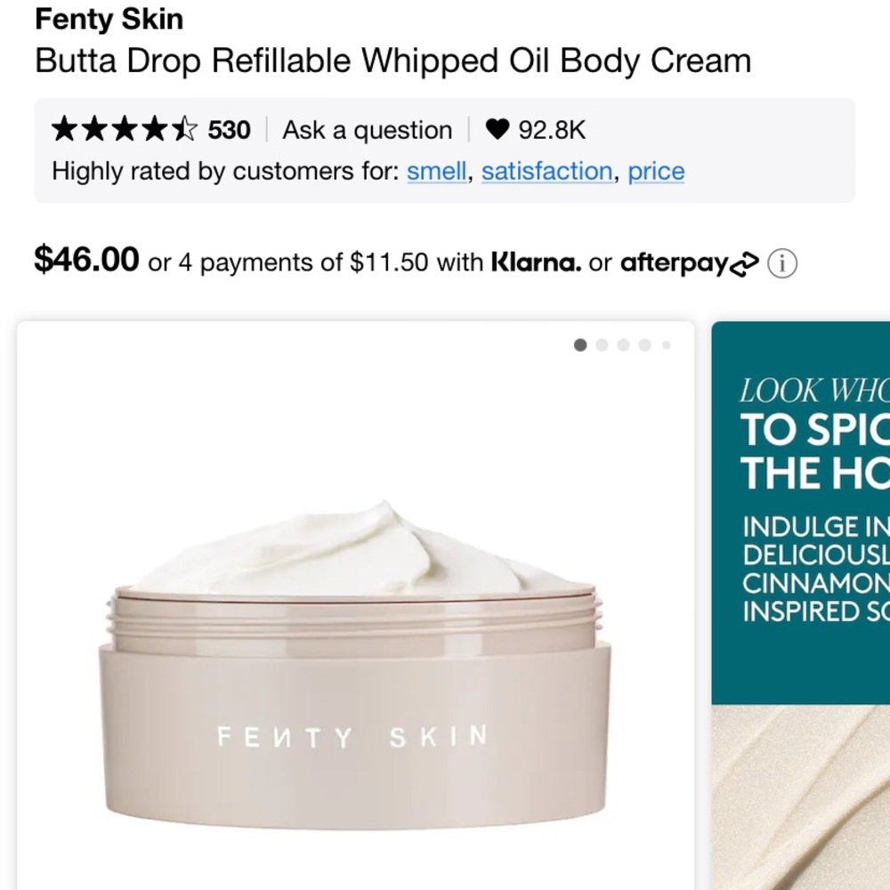 Fenty Skin
Butta Drop